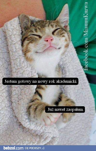 Gotowy na nowy rok akademicki
