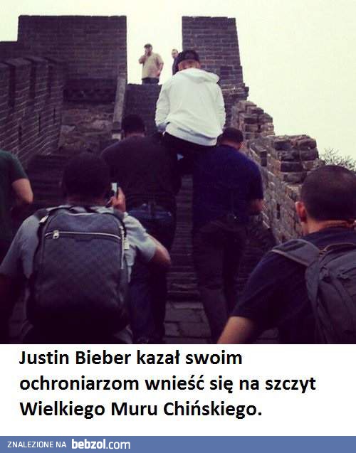 Justin Bieber i jego niewolnicy