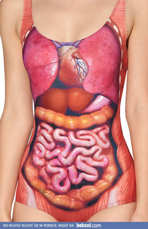 Niecodzienny strój kąpielowy