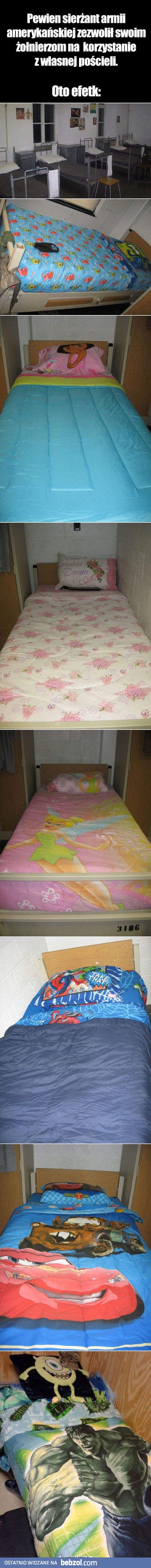 Własna pościel w armii
