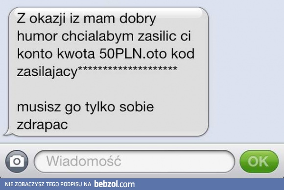 Bo miał dobry dzień