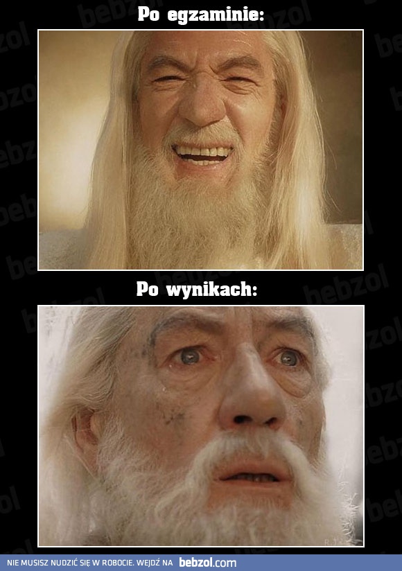 Gdy zaliczam jakieś egzaminy