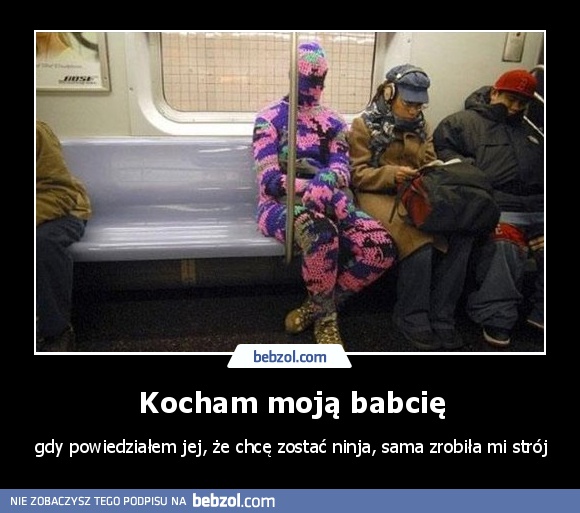 Kocham moją babcię