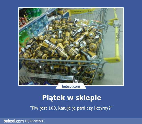 Piątek w sklepie