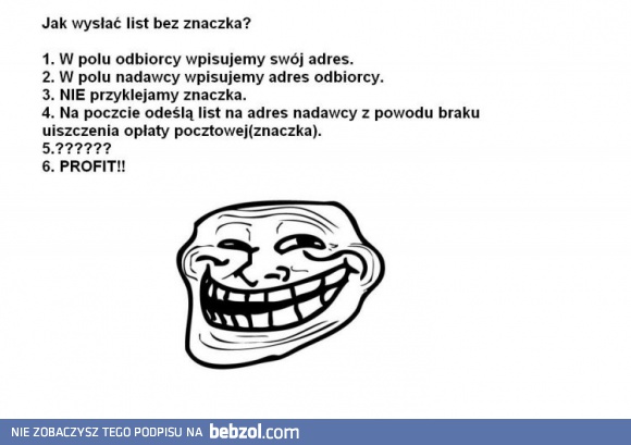 Jak wysłać list bez znaczka