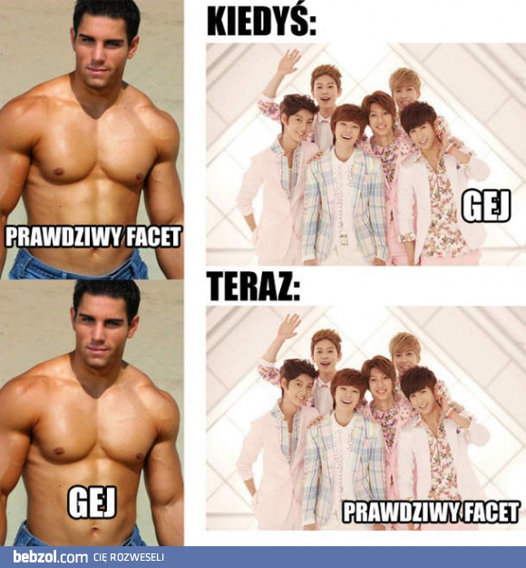 Wizerunek faceta dawniej i dziś