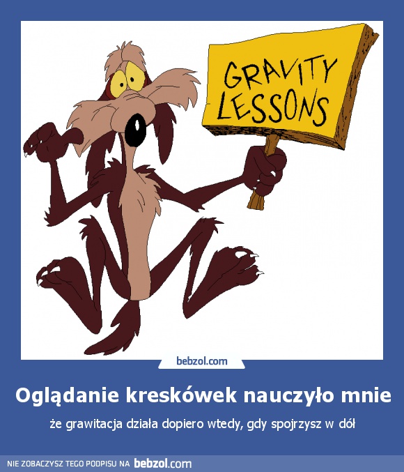 Oglądanie kreskówek nauczyło mnie