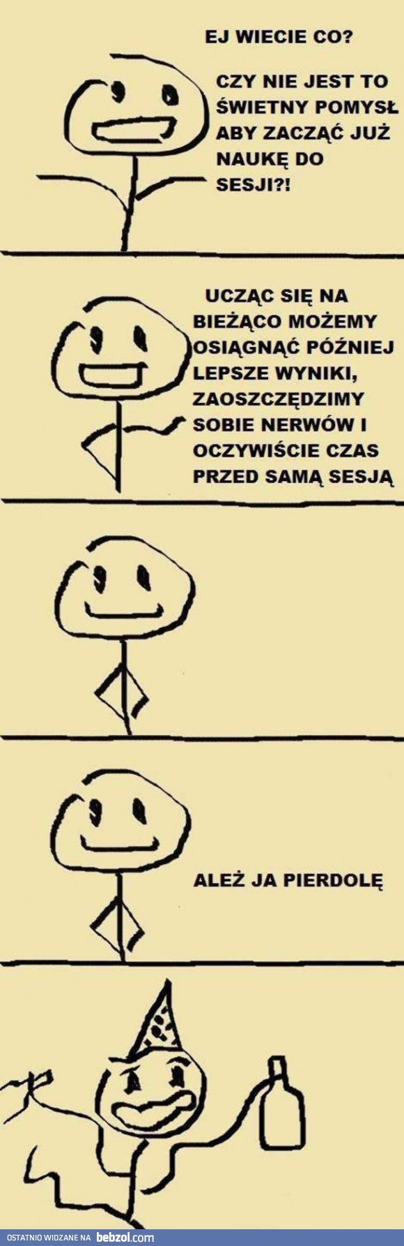 Uczmy się systematycznie, bracia studenci!