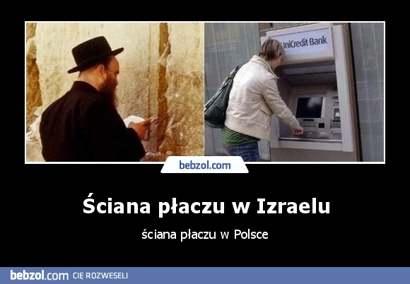 Ściana płaczu w Izraelu