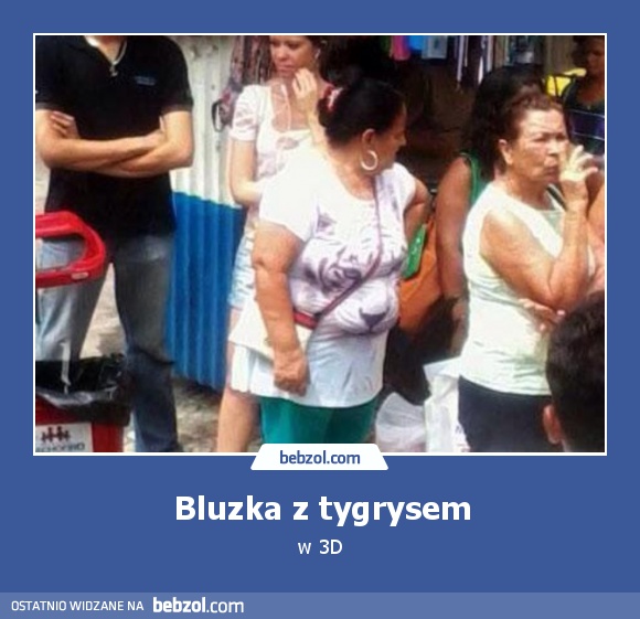 Bluzka z tygrysem