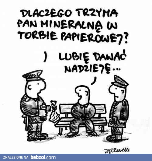 Dlaczego mineralna w papierowej torbie