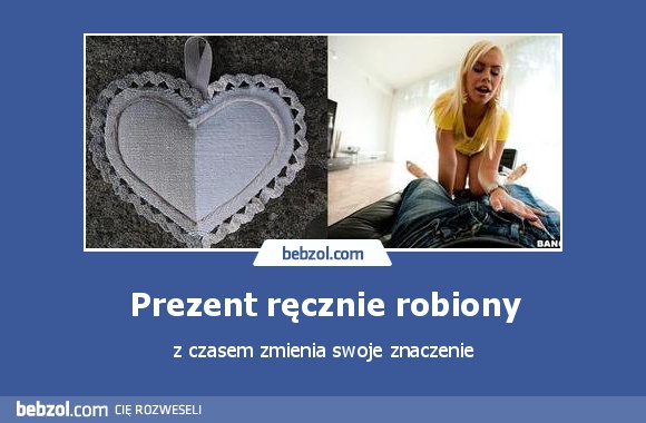 Prezent ręcznie robiony