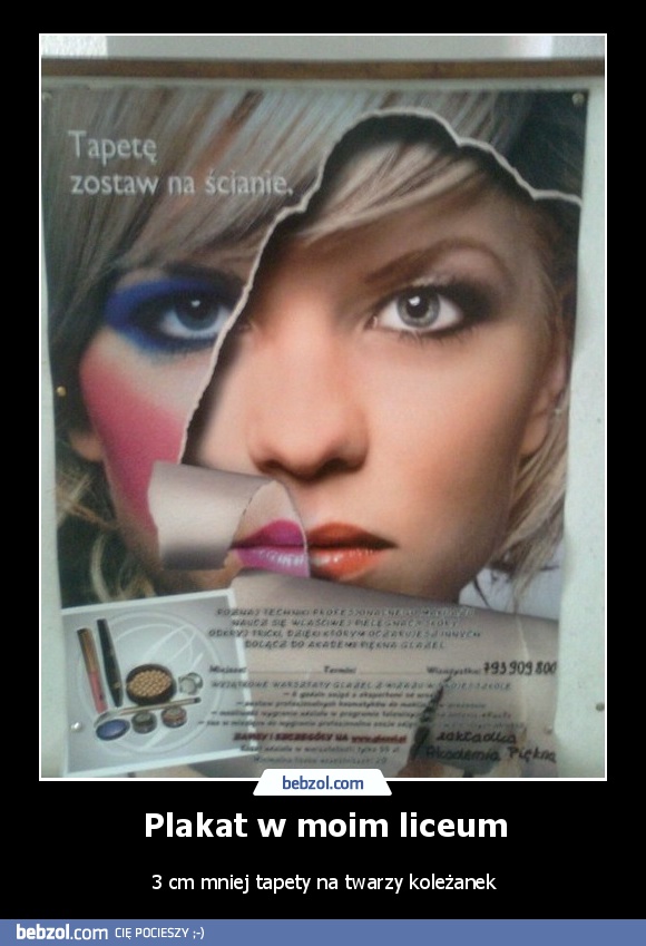 Plakat w moim liceum