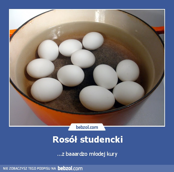 Rosół studencki