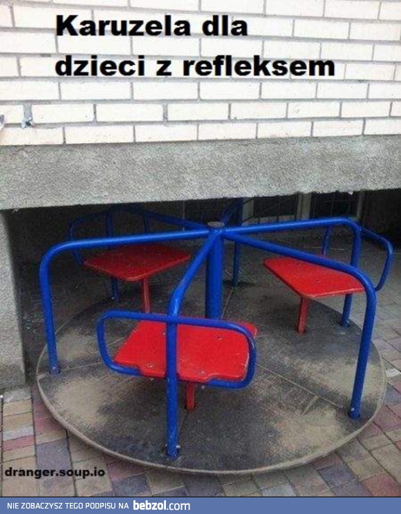 Karuzela dla dzieci z refleksem