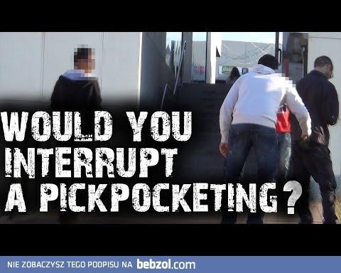 Co robisz gdy widzisz złodzieja?