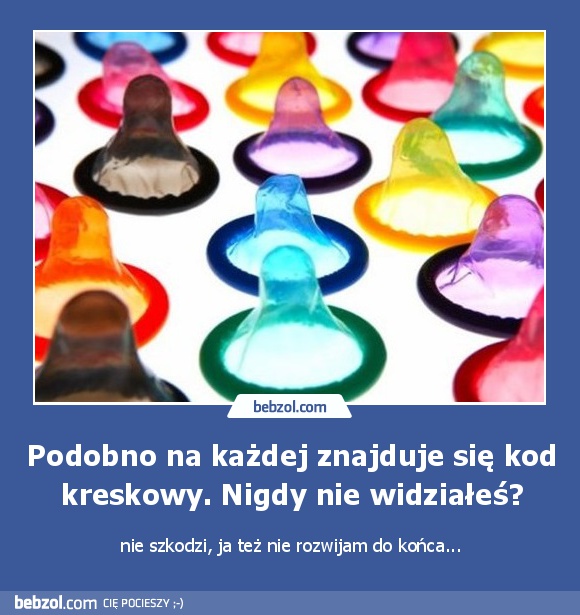 Podobno na każdej znajduje się kod kreskowy. Nigdy nie widziałeś?