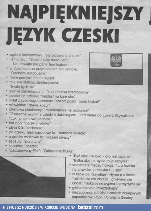 Czeski najpiękniejszy