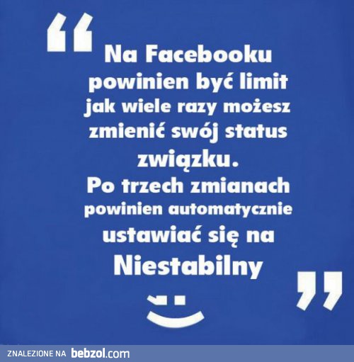 Fb i zmiana statusu związku