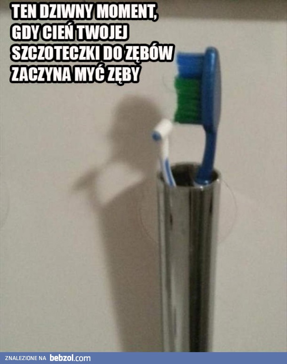 Cień szczoteczki
