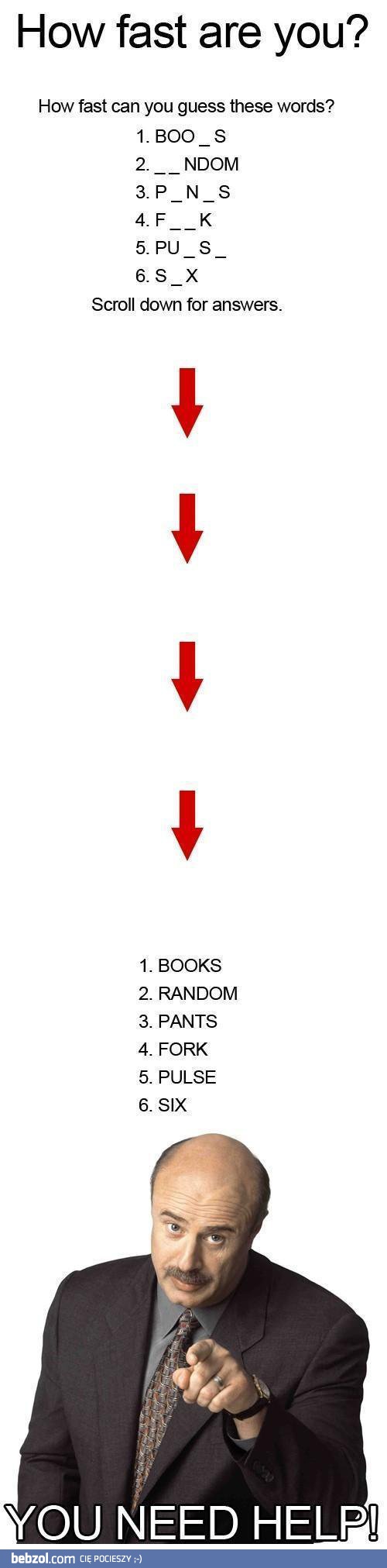 Jak szybko zgadniesz 