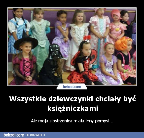 Wszystkie dziewczynki chciały być księżniczkami