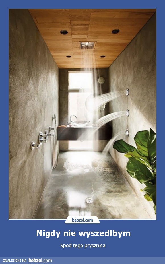Nigdy nie wyszedłbym