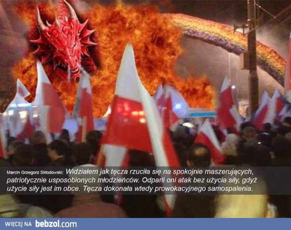 To tęcza zaczęła!