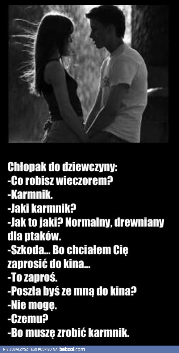 Chłopak do dziewczyny