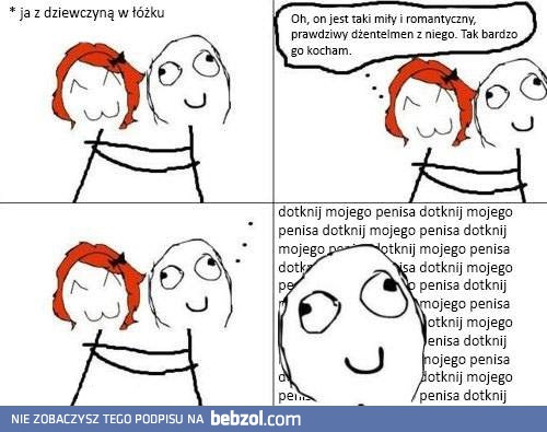 Gdy znajdziesz się w łóżku z dziewczyną