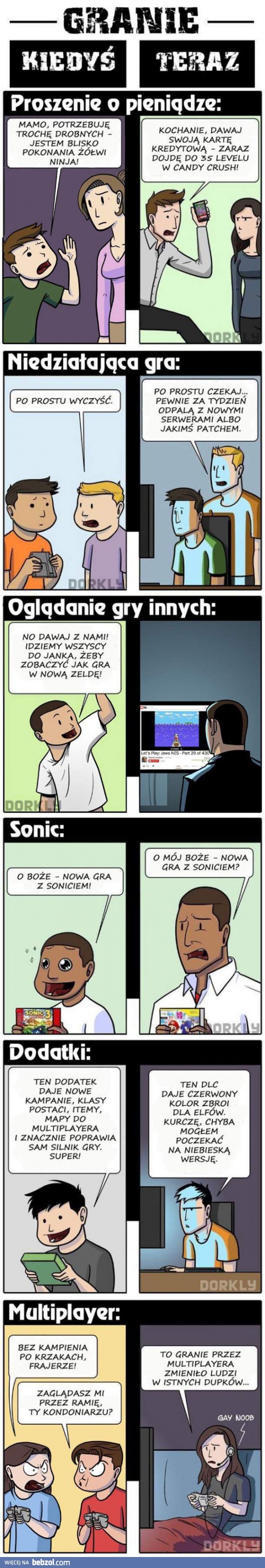 Granie kiedyś i dziś