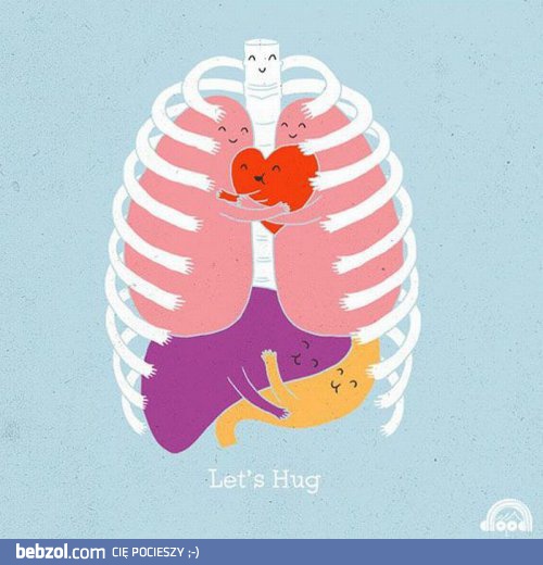 Przytulanie trzyma nas przy życiu