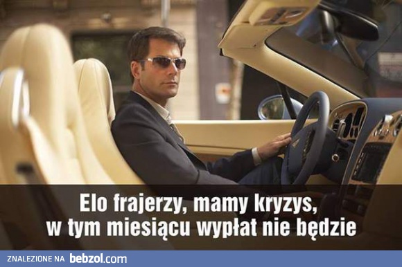 Szef mówi, że jest kryzys