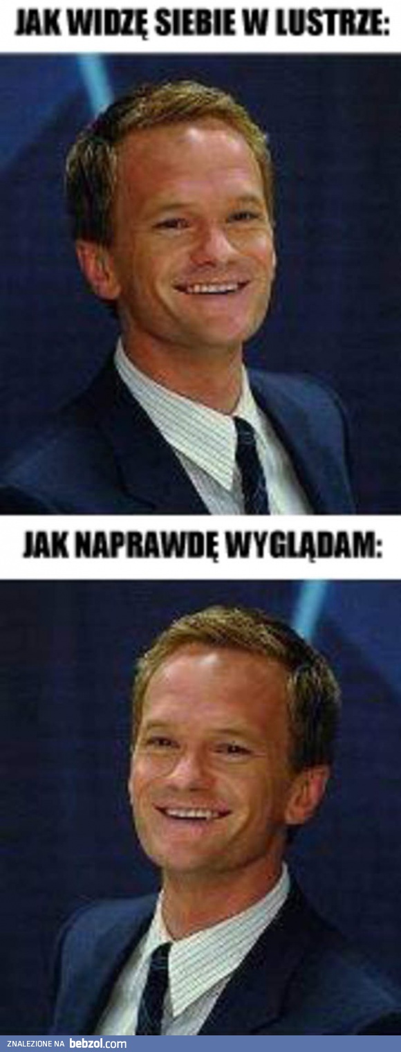 Jak widzę się w lustrze, a jak naprawdę wyglądam