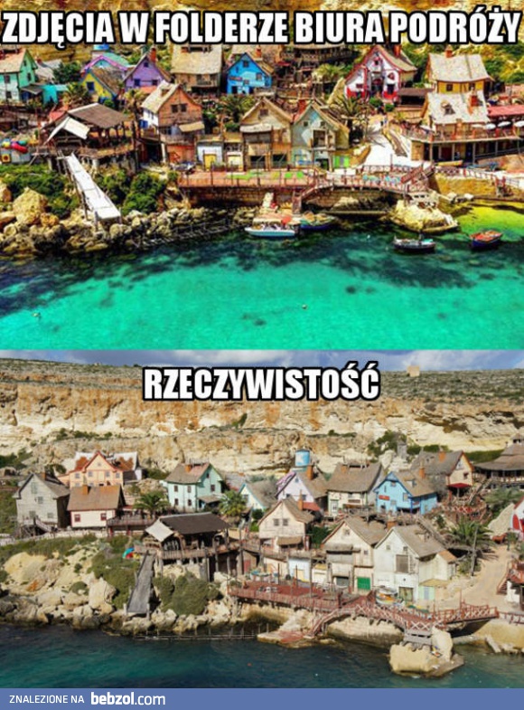 Zdjęcia vs rzeczywistość