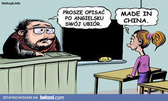 Odpytka z angielskiego