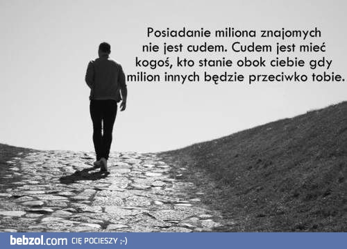 Posiadanie miliona znajomych