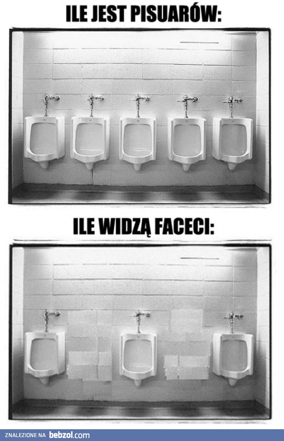 Gdy facet wchodzi do WC