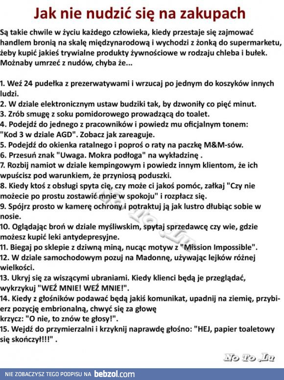 Z żoną na zakupach