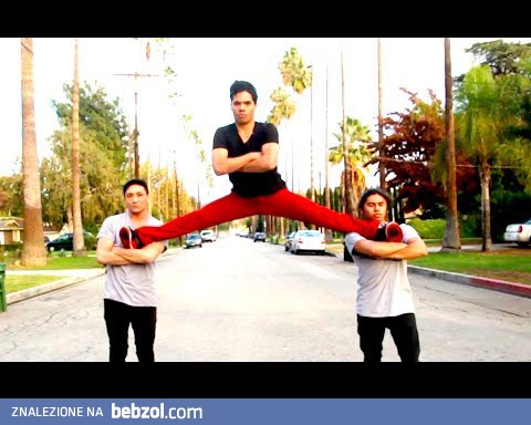 Epicki szpagat lepszy od Van Damme'a