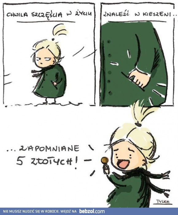 Chwila szczęścia w życiu