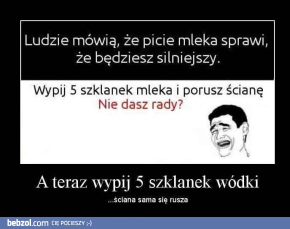 Mleko a wódka
