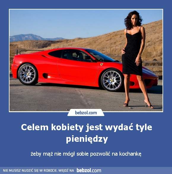 Celem kobiety jest wydać tyle pieniędzy