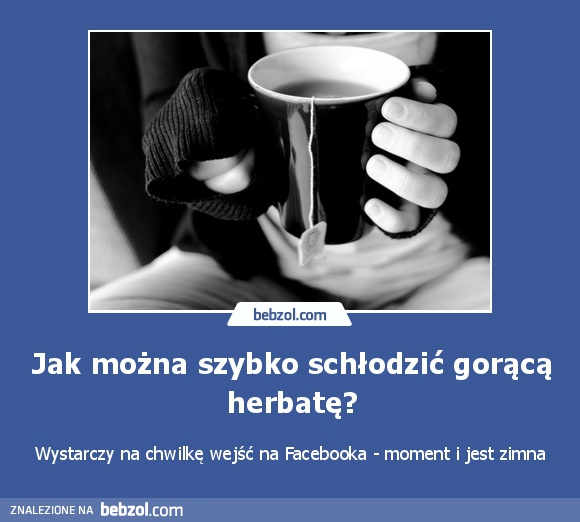 Jak można szybko schłodzić gorącą herbatę?
