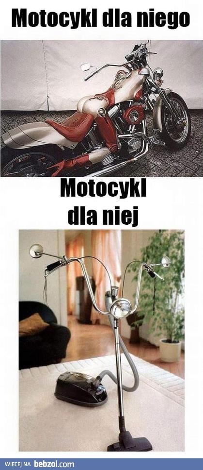 Motocykl dla niej i dla niego