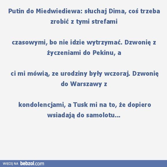 Problem ze strefą czasową