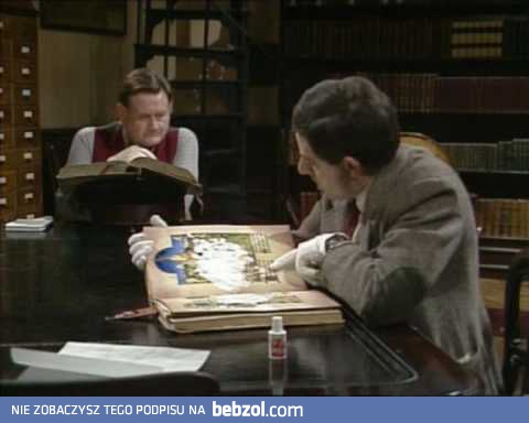 Jaś Fasola w bibliotece