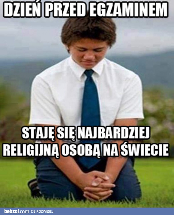 Dzień przed egzaminem