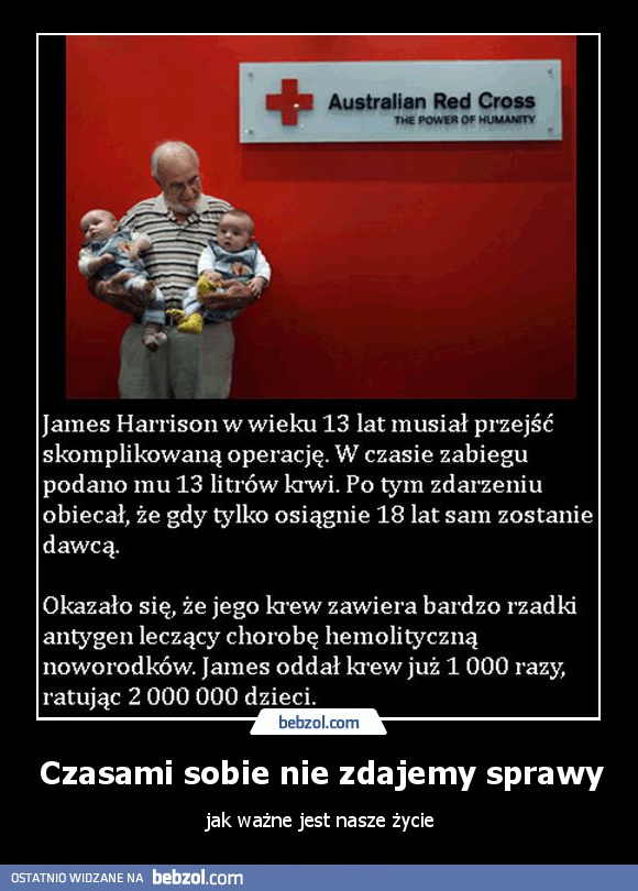 Czasami sobie nie zdajemy sprawy