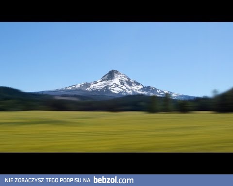 Hyperlapse - obracająca się góra
